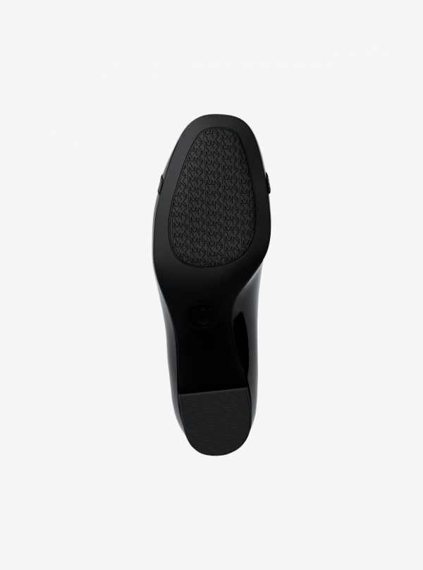 Dori Patent Block Heel Pump