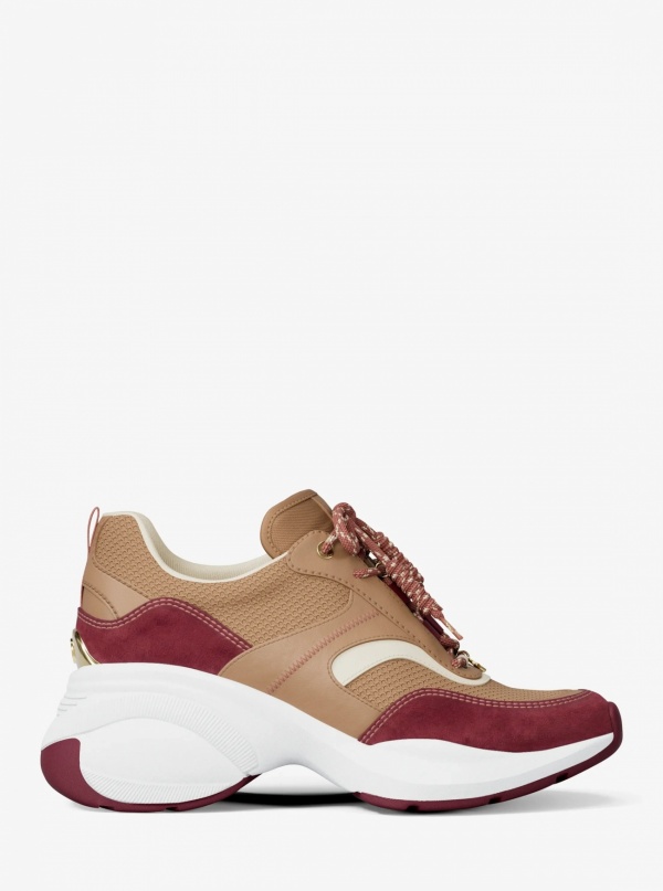 Kaia Mixed-Media Trainer