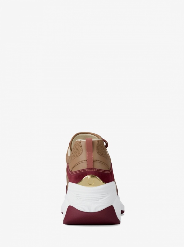Kaia Mixed-Media Trainer