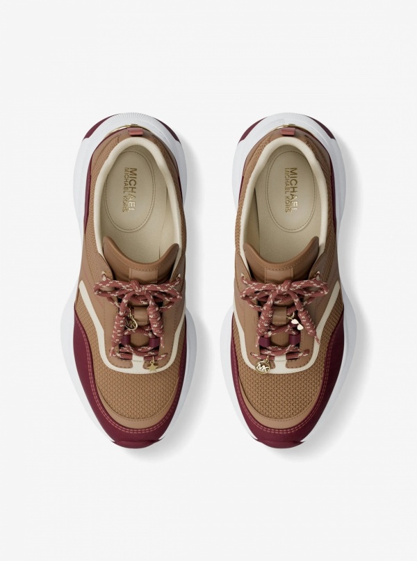 Kaia Mixed-Media Trainer