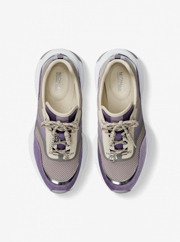 Kaia Mixed-Media Trainer