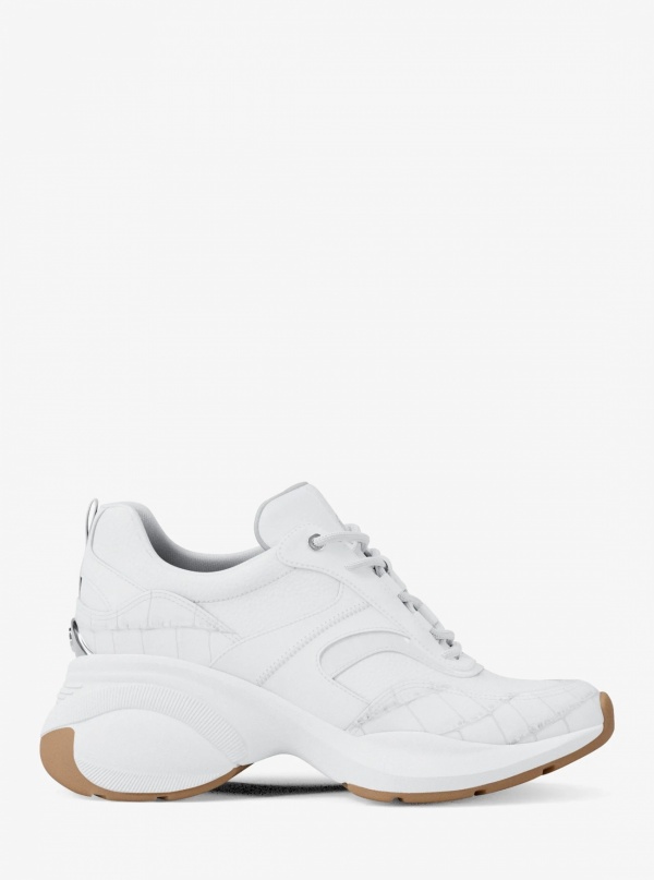 Kaia Mixed-Media Trainer