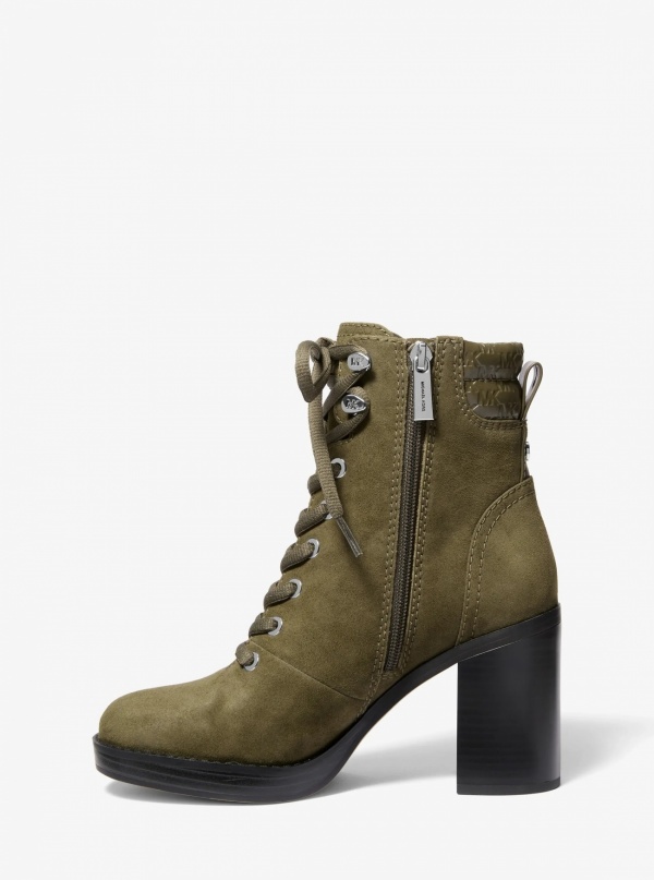 Lacy Block Heel Boot