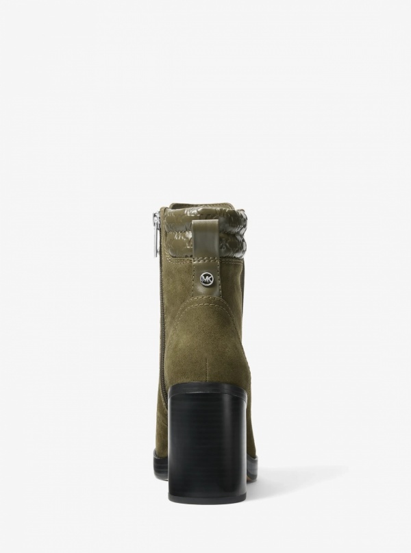 Lacy Block Heel Boot