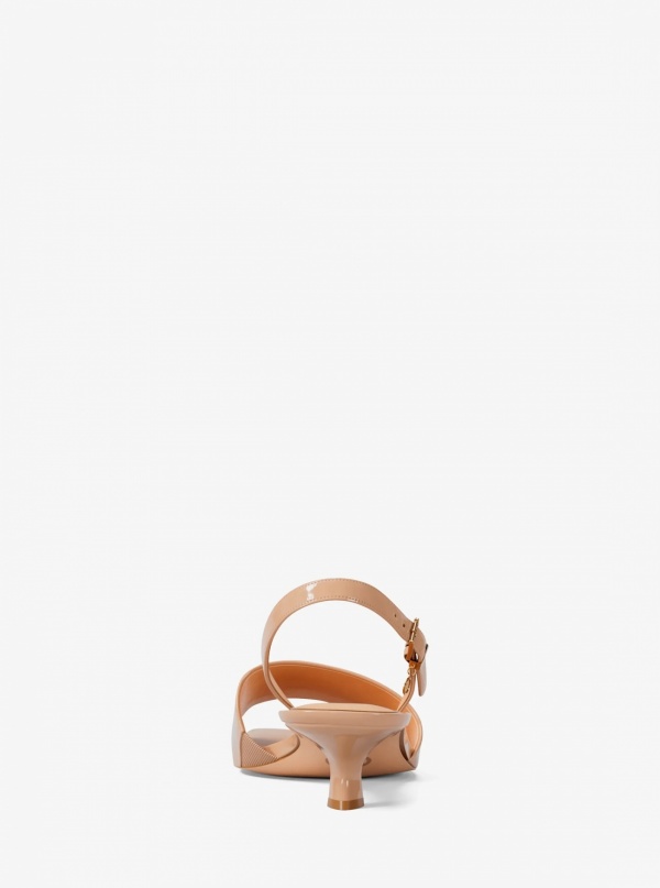 Merrie Patent Kitten Heel Sandal