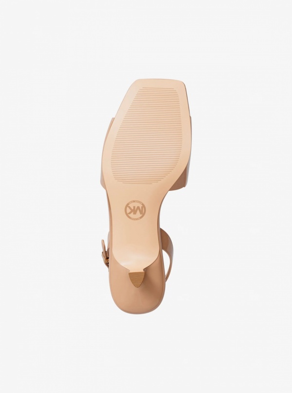 Merrie Patent Kitten Heel Sandal