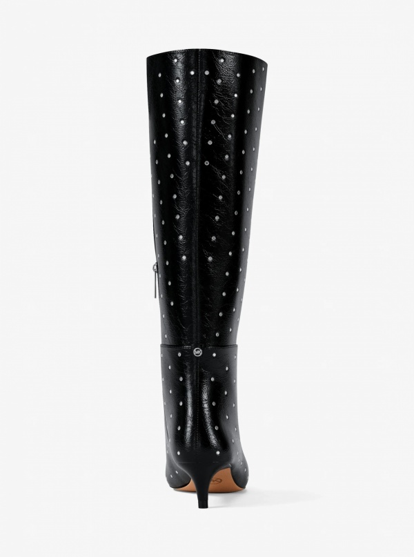 Nalia Studded Kitten Heel Boot