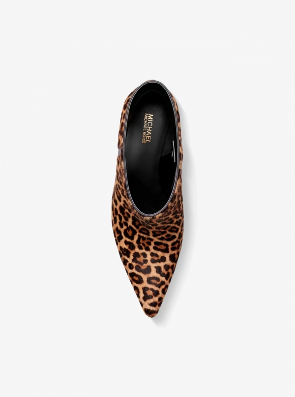 Nalia Leopard Print Calf Hair Boot
