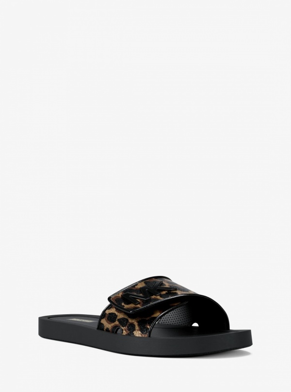 Palmer Cheetah Print Slide Sandal