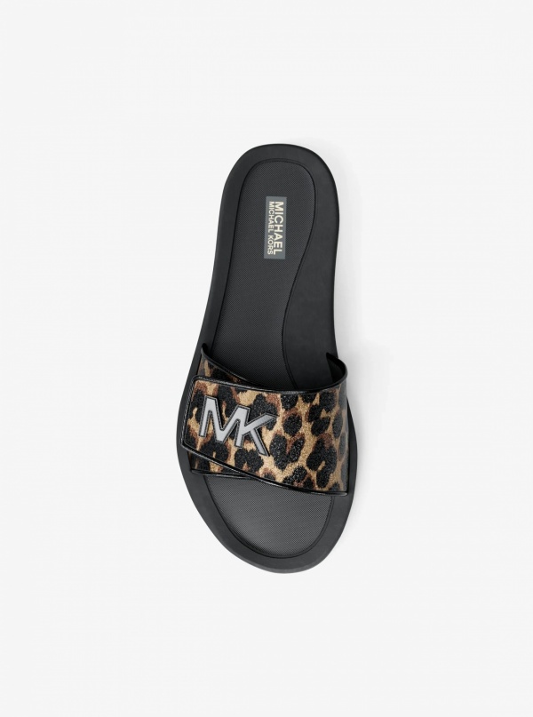 Palmer Cheetah Print Slide Sandal