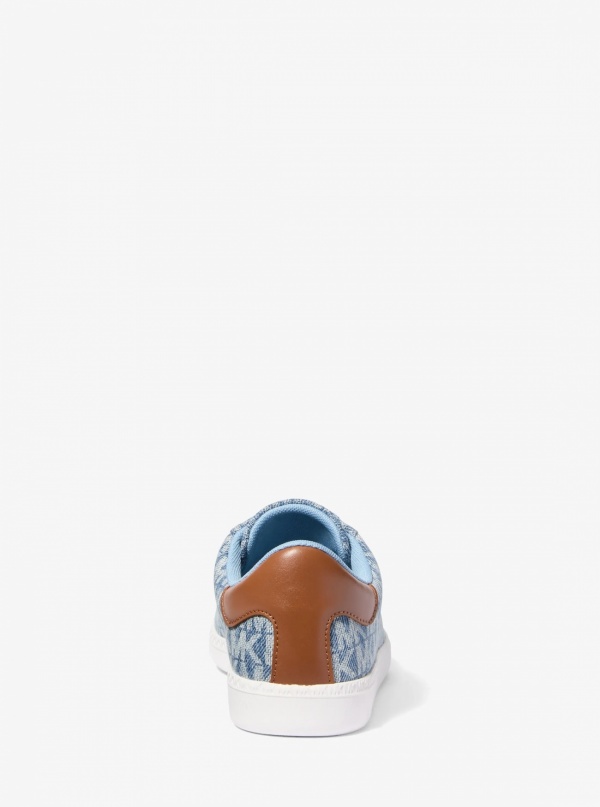 Sammy Signature Logo Print Denim Sneaker