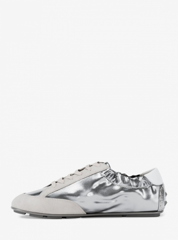 Susie Metallic Leather Trainer
