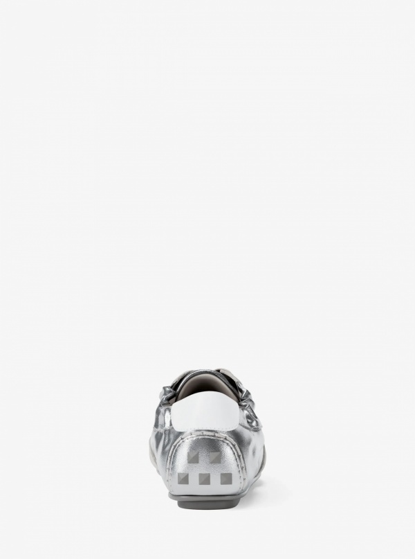 Susie Metallic Leather Trainer