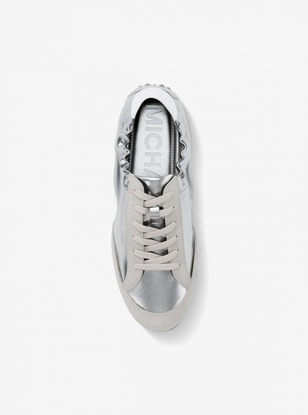 Susie Metallic Leather Trainer