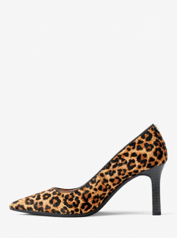 Willa Flex Leopard Print Calf Hair Pump