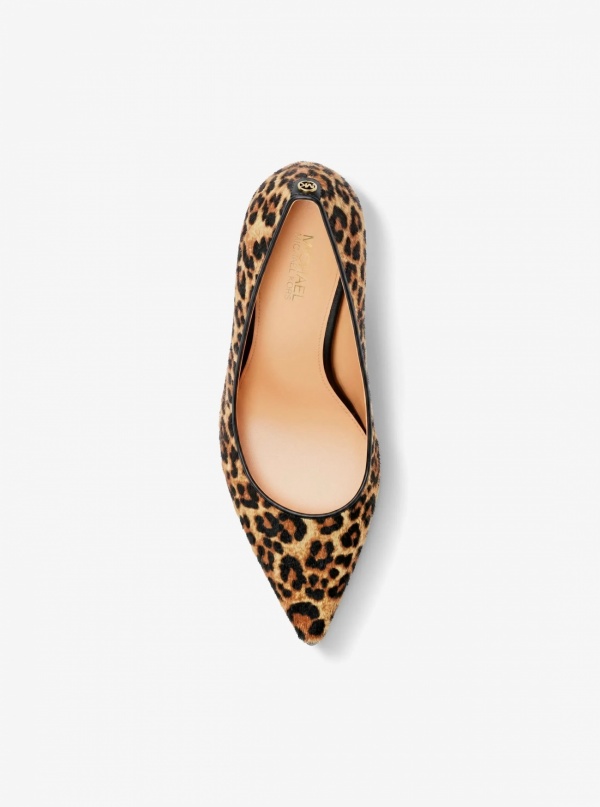 Willa Flex Leopard Print Calf Hair Pump