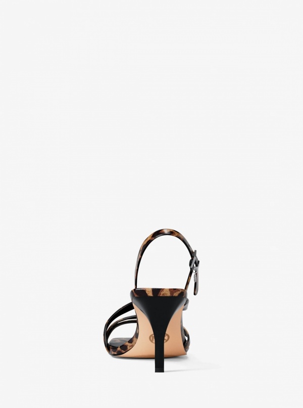 Yvette Leopard Print Sandal