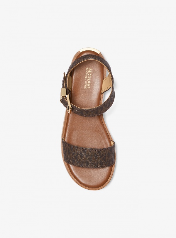 Michael Kors Richie Signature Logo Platform Espadrille Sandal