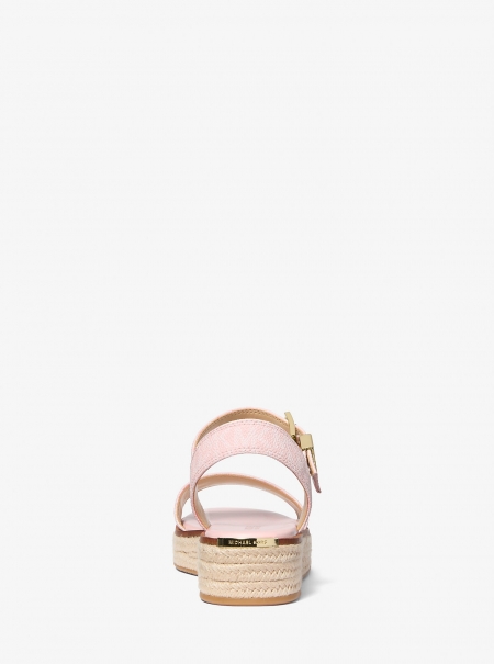 MICHAEL Michael Kors Richie Signature Logo Platform Espadrille Sandal
