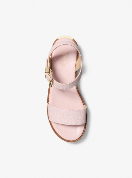 MICHAEL Michael Kors Richie Signature Logo Platform Espadrille Sandal