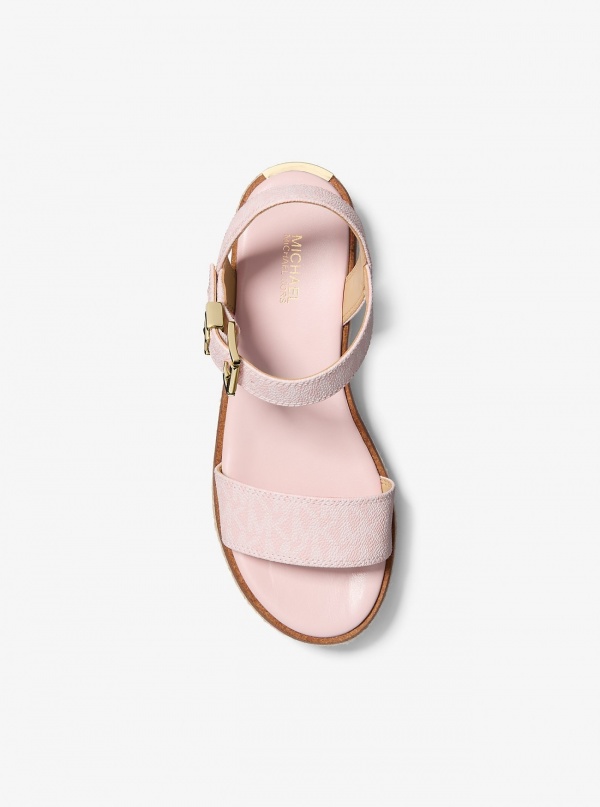 Michael Kors Richie Signature Logo Platform Espadrille Sandal