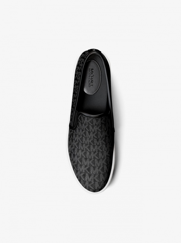 Michael Kors Teddi Signature Logo Slip-On Sneaker