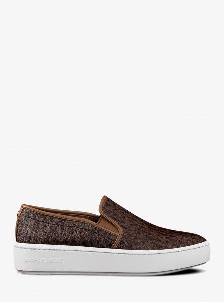 MICHAEL Michael Kors Teddi Signature Logo Slip-On Sneaker