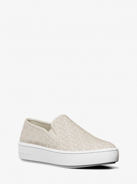 MICHAEL Michael Kors Teddi Signature Logo Slip-On Sneaker