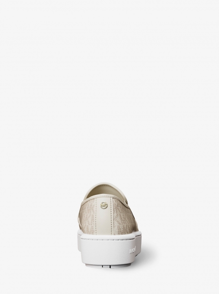 MICHAEL Michael Kors Teddi Signature Logo Slip-On Sneaker
