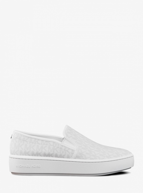 Michael Kors Teddi Signature Logo Slip-On Sneaker