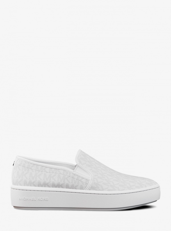 Michael Kors Teddi Signature Logo Slip-On Sneaker