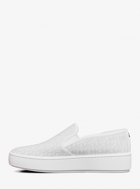 MICHAEL Michael Kors Teddi Signature Logo Slip-On Sneaker
