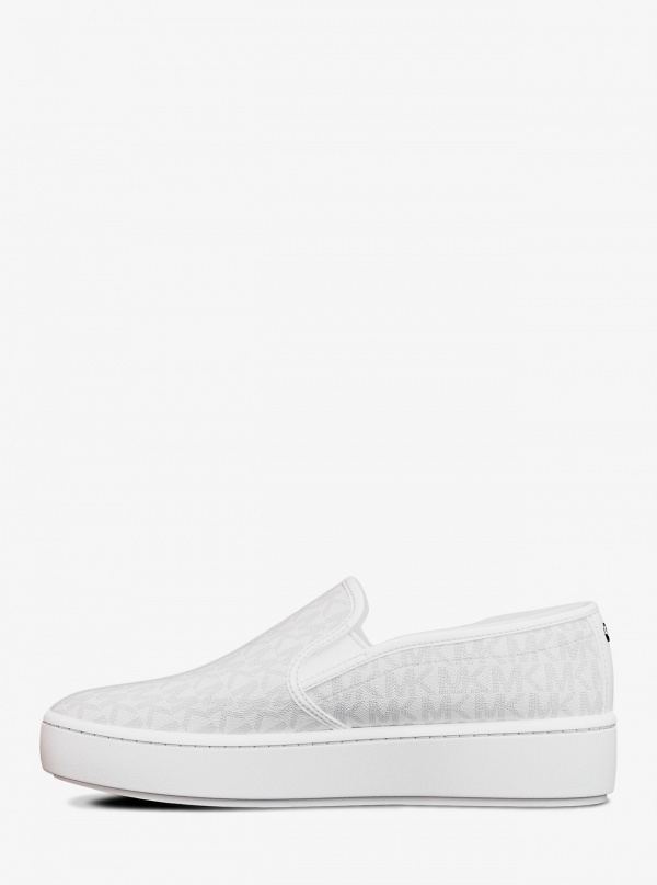 Michael Kors Teddi Signature Logo Slip-On Sneaker
