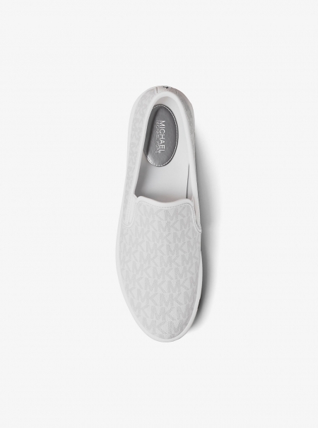 MICHAEL Michael Kors Teddi Signature Logo Slip-On Sneaker