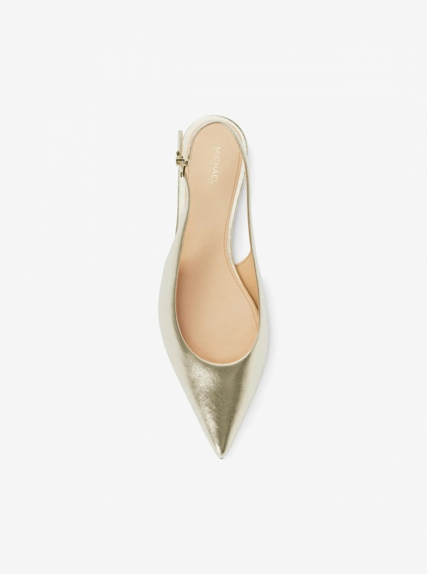 Amali Metallic Slingback Flat