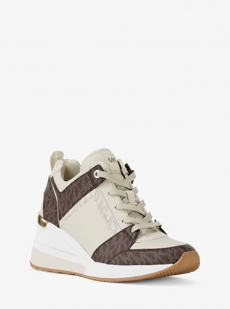 MICHAEL Michael Kors Georgie Signature Logo Trainer