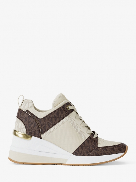 MICHAEL Michael Kors Georgie Signature Logo Trainer