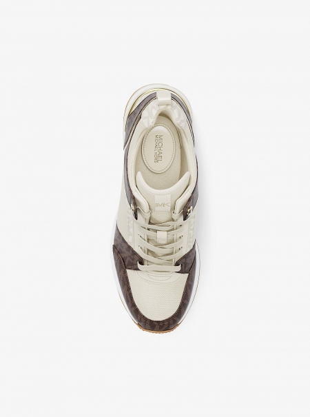 MICHAEL Michael Kors Georgie Signature Logo Trainer