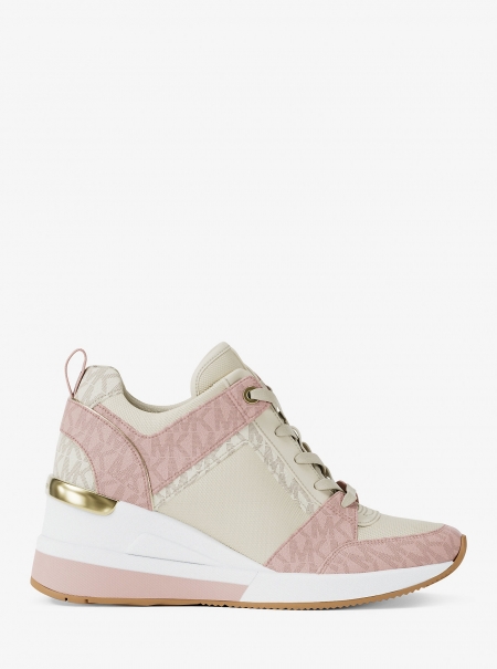 MICHAEL Michael Kors Georgie Signature Logo Trainer