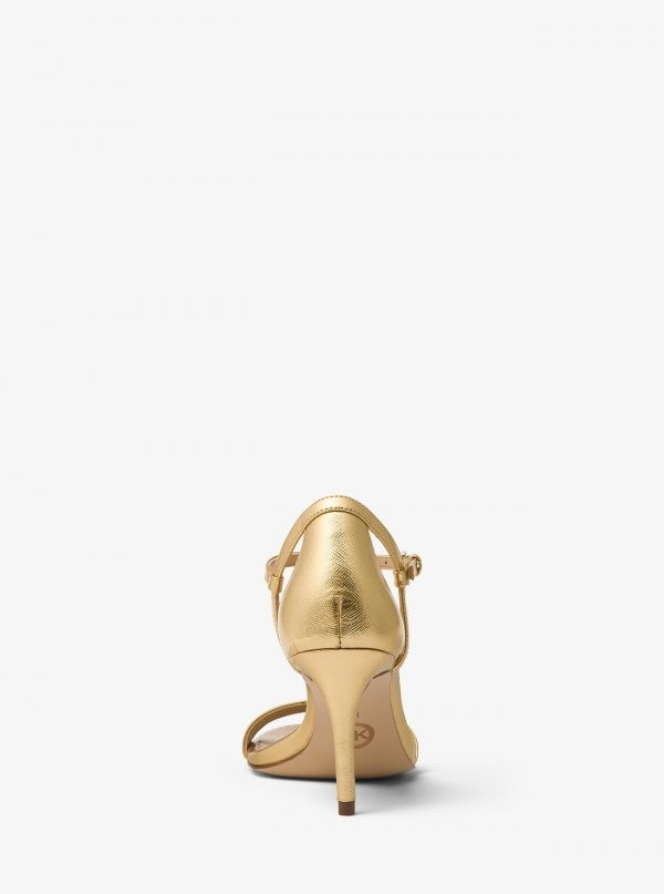 Michael Kors Simone Metallic Sandal