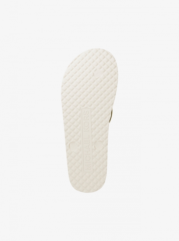 Michael Kors Signature Logo Flip Flops