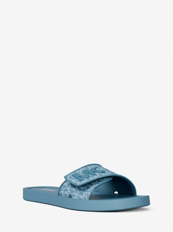 Michael Kors Palmer Signature Logo Slide Sandal