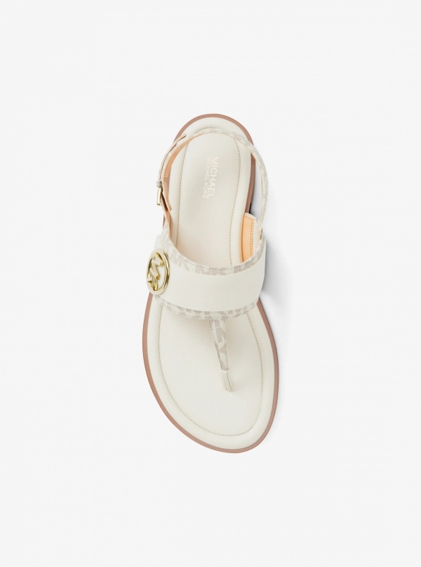 Carmen Signature Logo Thong Sandal