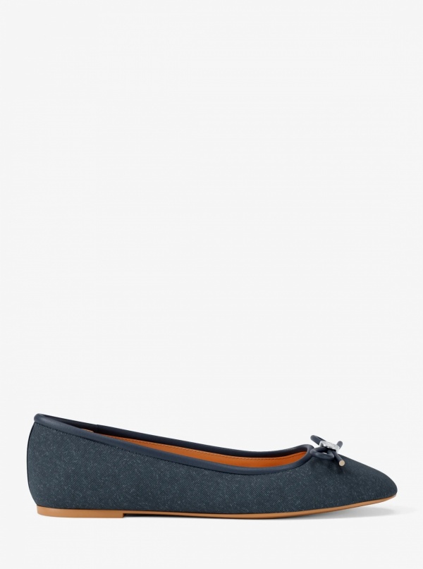 Savannah Denim Ballet Flat