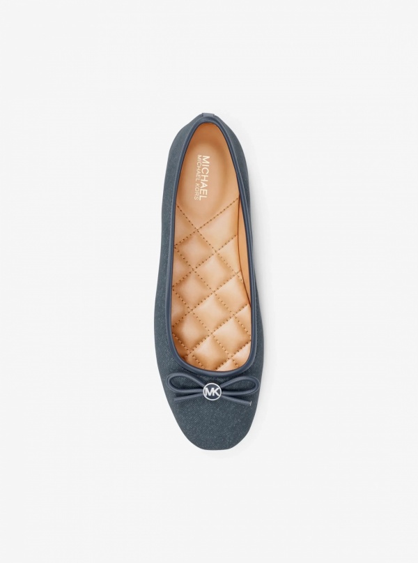 Savannah Denim Ballet Flat