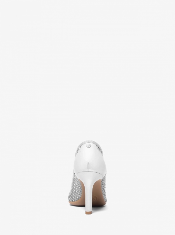 Willa Embellished Mesh Pump