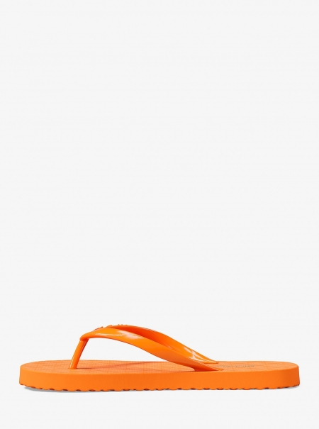 Michael Kors Signature Logo Flip Flops