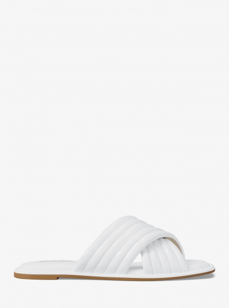Michael Kors Portia Patent Slide Sandal