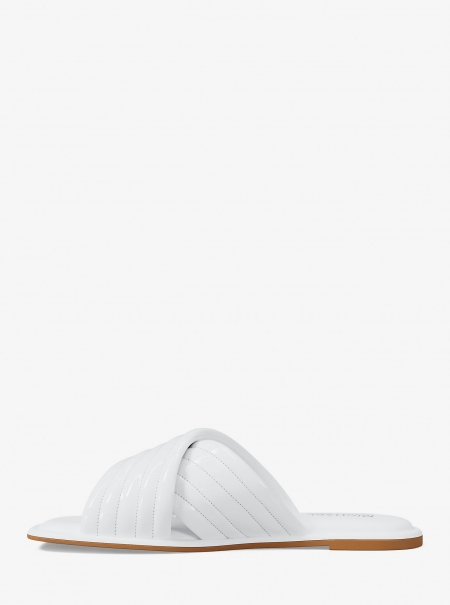 Michael Kors Portia Patent Slide Sandal