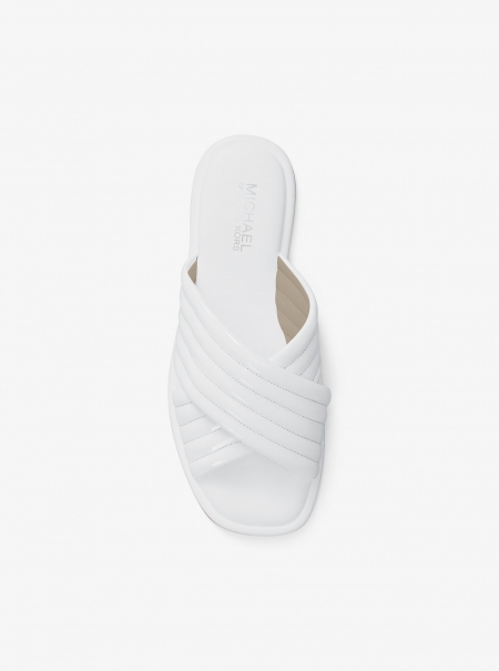 Michael Kors Portia Patent Slide Sandal